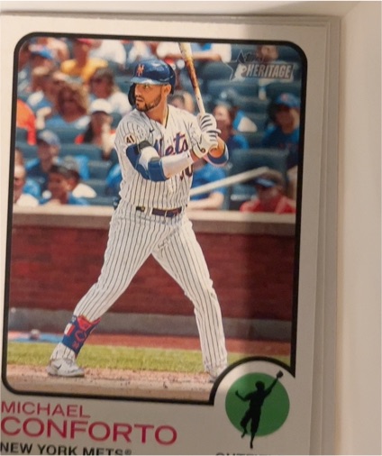 2022 Topps Heritage #231 Michael Conforto — front