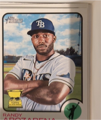 2022 Topps Heritage #55 Randy Arozarena — front