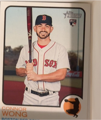 2022 Topps Heritage #249 Connor Wong — front