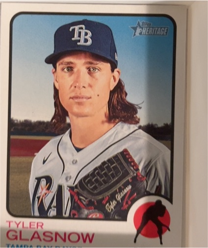 2022 Topps Heritage #310 Tyler Glasnow — front
