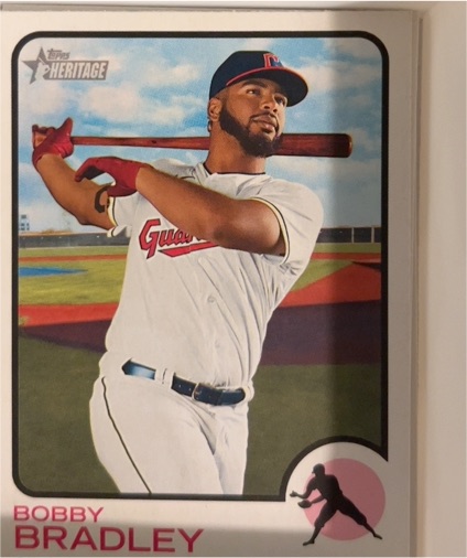 2022 Topps Heritage #253 Bobby Bradley — front