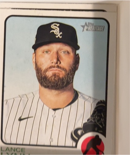 2023 Topps Heritage #1 Lance Lynn — front