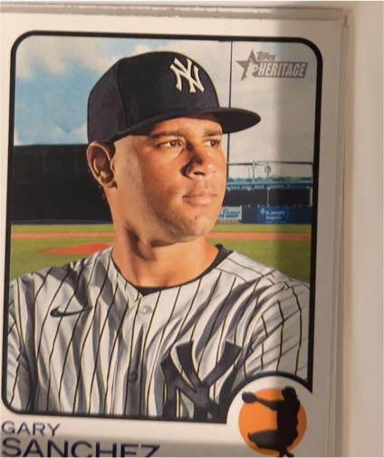 2022 Topps Heritage #258 Gary Sanchez — front