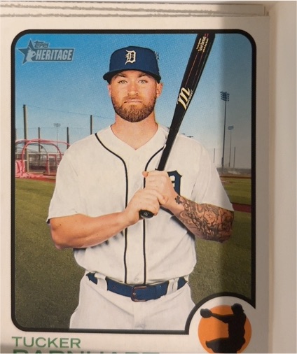 2022 Topps Heritage #111 Tucker Barnhart — front