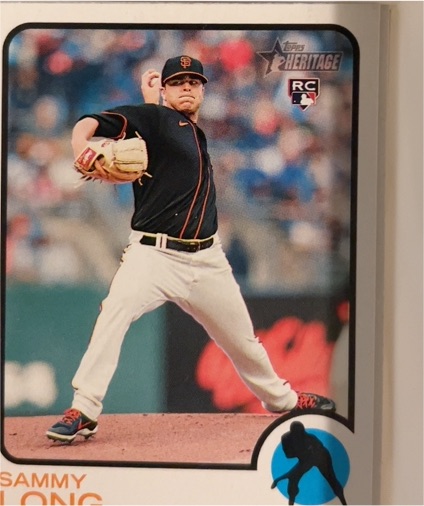 2022 Topps Heritage #379 Sammy Long — front