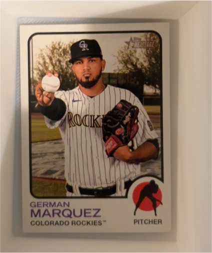 2022 Topps Heritage #270 German Marquez — front