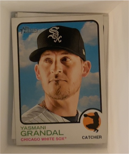 2022 Topps Heritage #47 Yasmani Grandal — front
