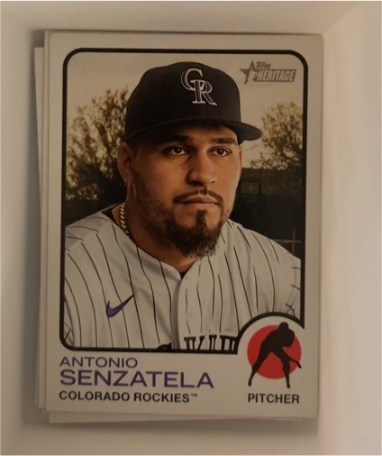 2022 Topps Heritage #162 Antonio Senzatela — front