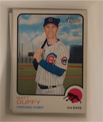 2022 Topps Heritage #265 Matt Duffy — front