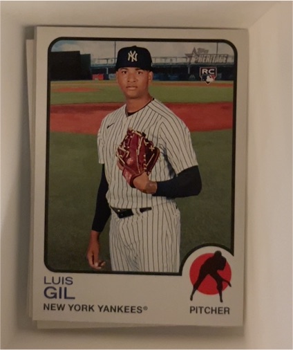 2022 Topps Heritage #373 Luis Gil — front