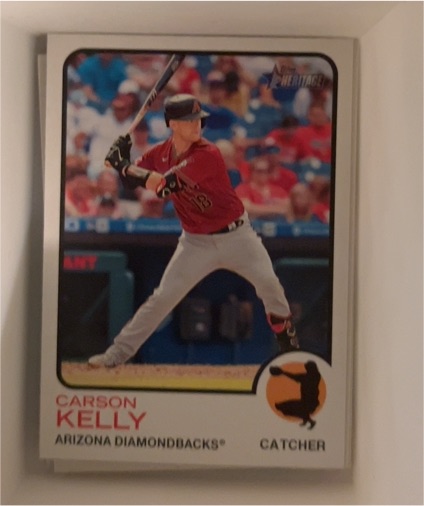 2022 Topps Heritage #109 Carson Kelly — front