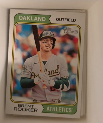 2023 Topps Heritage #597 Brent Rooker — front