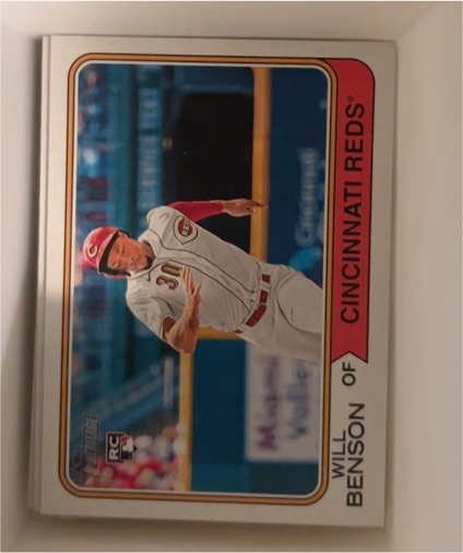 2023 Topps Heritage #699 Will Benson — front