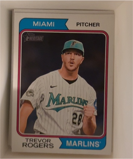 2023 Topps Heritage #540 Trevor Rogers — front