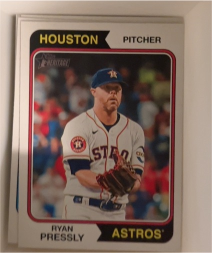 2023 Topps Heritage High Number #648 Ryan Pressly — front