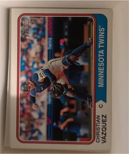 2023 Topps Heritage #673 Christian Vazquez — front
