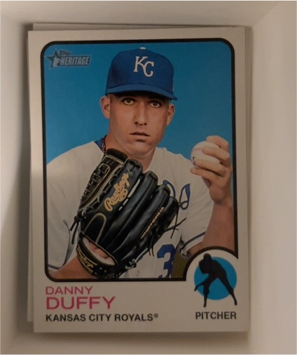 2022 Topps Heritage #470 Danny Duffy — front