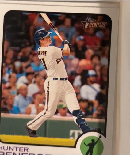 2023 Topps Heritage #27 Hunter Pence — front