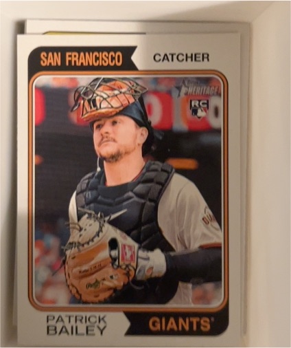 2023 Topps Heritage High Number #709 Patrick Bailey — front