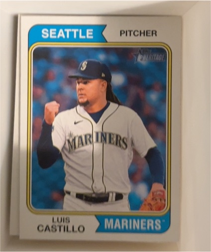 2023 Topps Heritage High Number #501 Luis Castillo — front