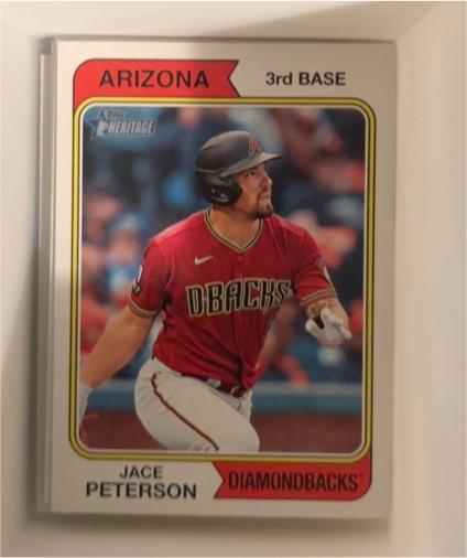 2023 Topps Heritage High Number #713 Jace Peterson — front