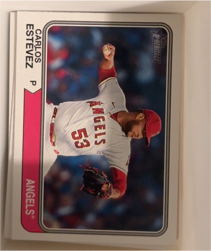 2023 Topps Heritage High Number #702 Carlos Estevez — front