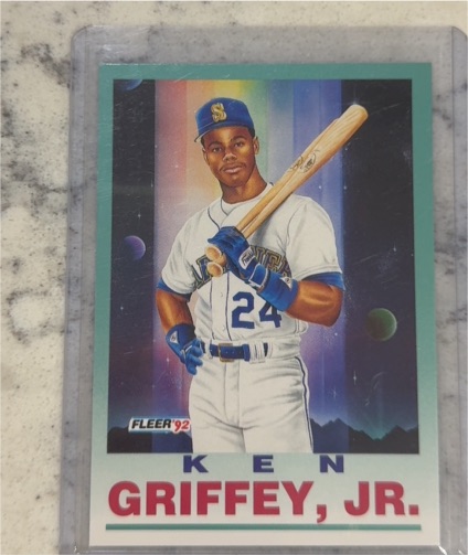 1992 Fleer #709 Ken Griffey, Jr. — front