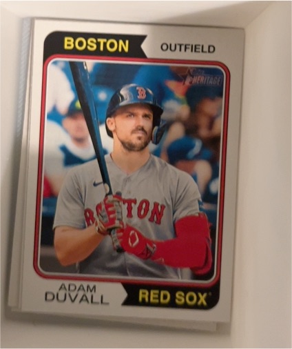2023 Topps Heritage #627 Adam Duvall — front
