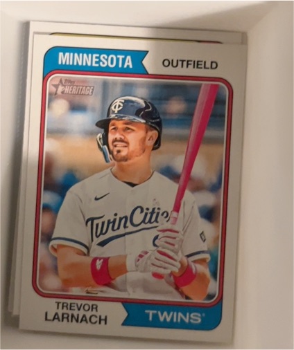 2023 Topps Heritage High Number #554 Trevor Larnach — front