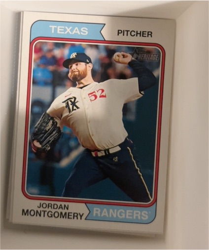 2023 Topps Heritage High Number #609 Jordan Montgomery — front