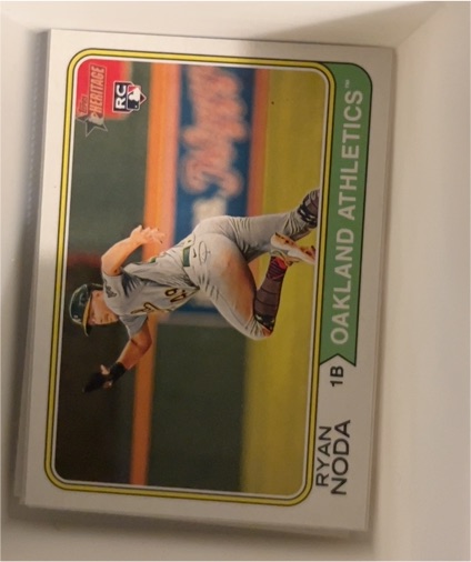 2023 Topps Heritage High Number #501 Ryan Noda — front