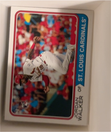2023 Topps Heritage High Number #558 Jordan Walker — front