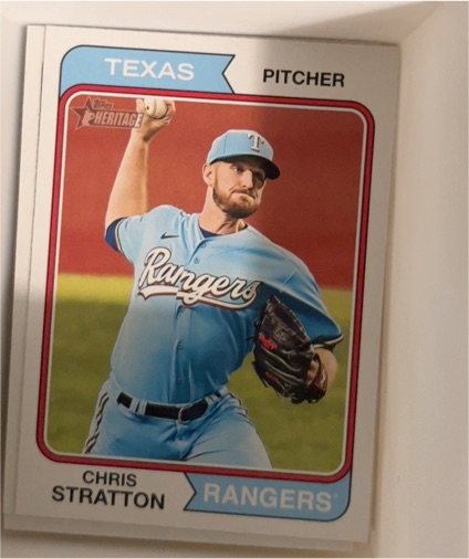 2023 Topps Heritage High Number #584 Chris Stratton — front