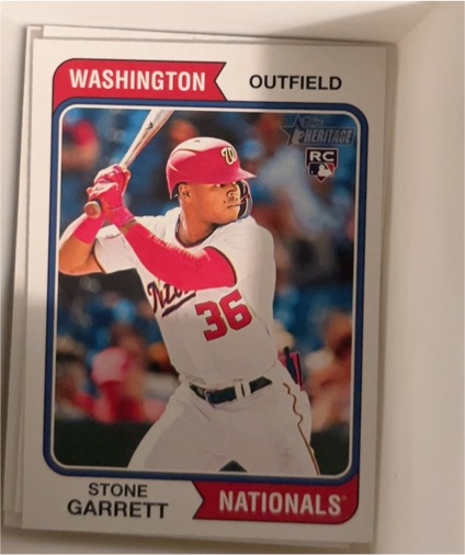 2023 Topps Heritage High Number #644 Stone Garrett — front
