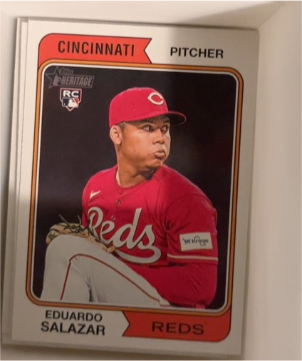 2023 Topps Heritage High Number #707 Eduardo Salazar — front
