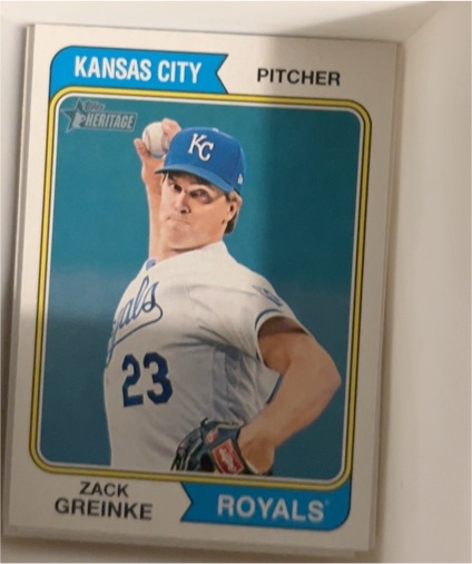 2023 Topps Heritage High Number #675 Zack Greinke — front