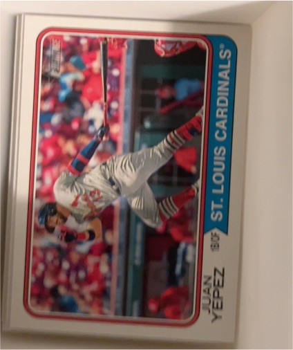 2023 Topps Heritage #660 Juan Yepez — front