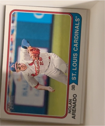 2023 Topps Heritage #677 Nolan Arenado — front