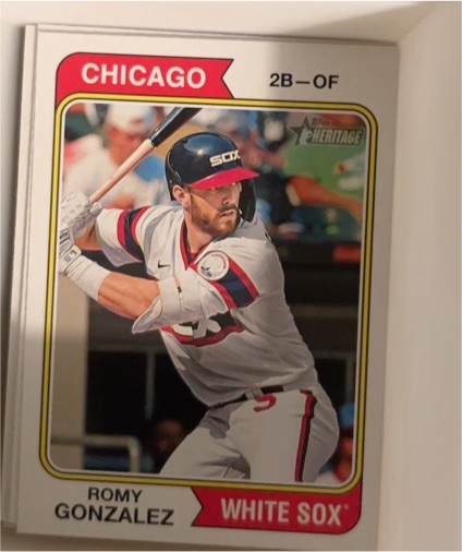 2023 Topps Heritage #634 Romy Gonzalez — front