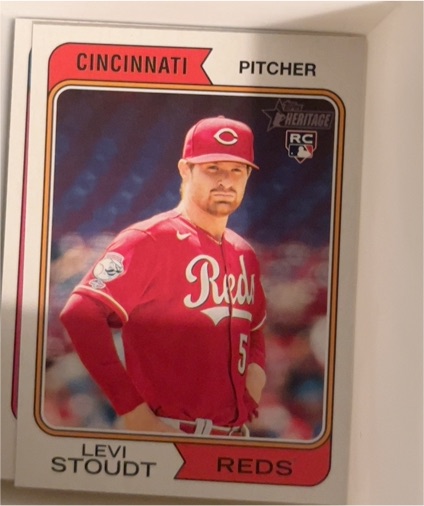 2023 Topps Heritage High Number #591 Levi Stoudt — front