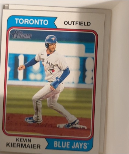 2023 Topps Heritage #619 Kevin Kiermaier — front