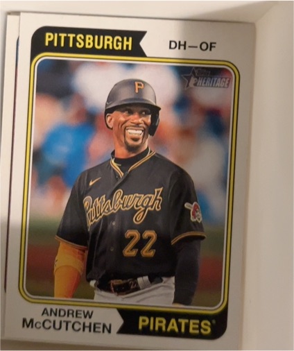 2023 Topps Heritage High Number #538 Andrew McCutchen — front