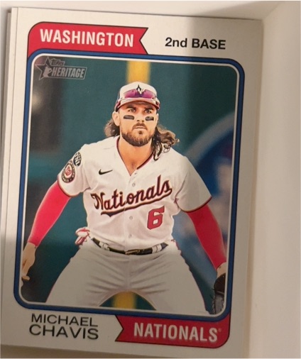 2023 Topps Heritage #604 Michael Chavis — front