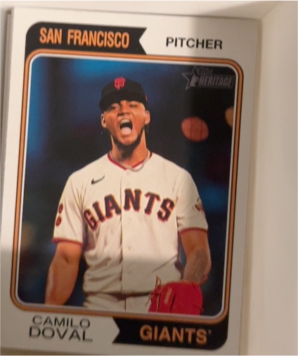 2023 Topps Heritage #684 Camilo Doval — front