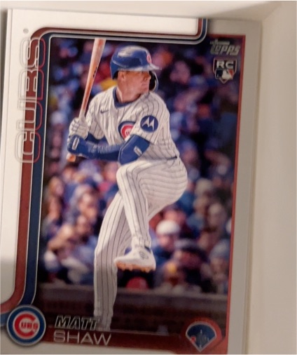 2025 Topps Update #US200 Matt Shaw — front