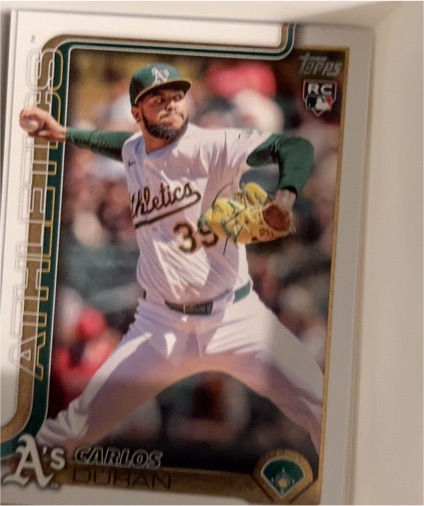 2025 Topps Update Series #US104 Carlos Duran — front