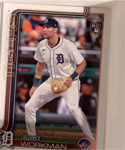 2025 Topps Update #US118 Gage Workman — front