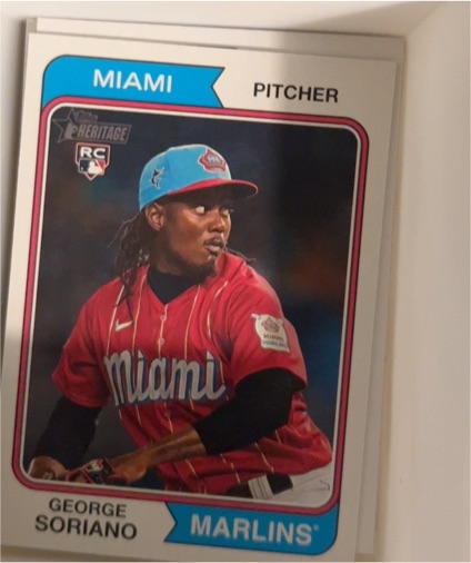 2023 Topps Heritage High Number #711 George Soriano — front