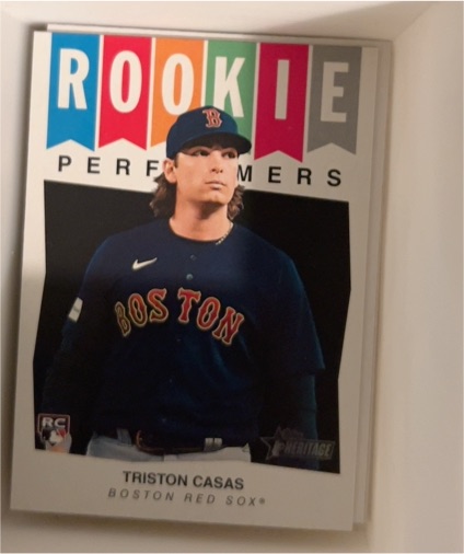 2023 Topps Heritage #RP-14 Triston Casas Rookie Performers — front