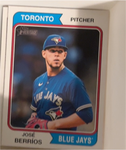 2023 Topps Heritage #534 José Berríos — front